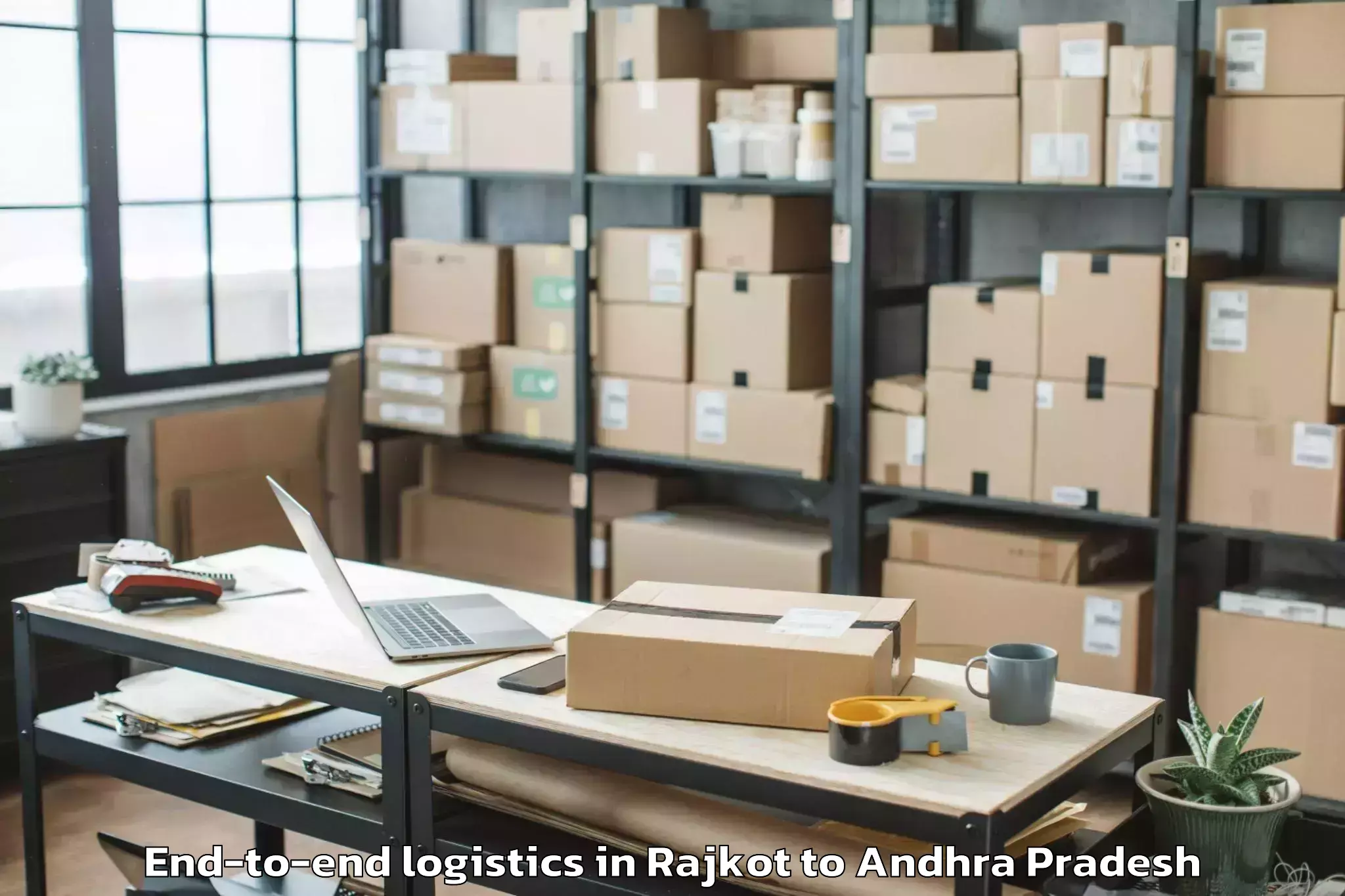 Leading Rajkot to Sarvepalli Nellore End To End Logistics Provider